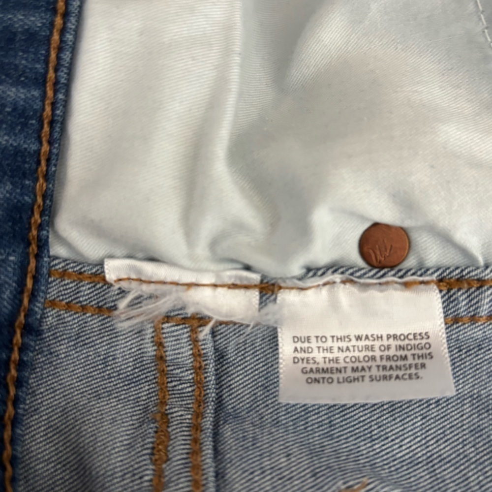 Madewell Stovepipe Jeans in Harsdale Wash Slim Stretch High Rise Denim 27 - Picture 13 of 15